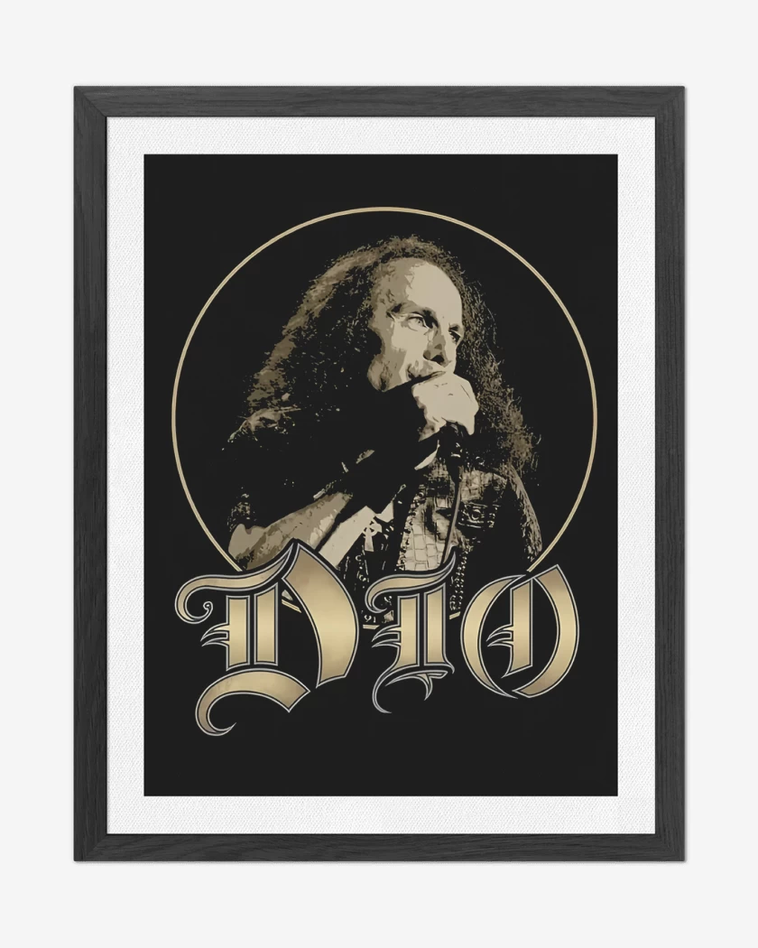 Cuadro decorativo Dio Ronnie James