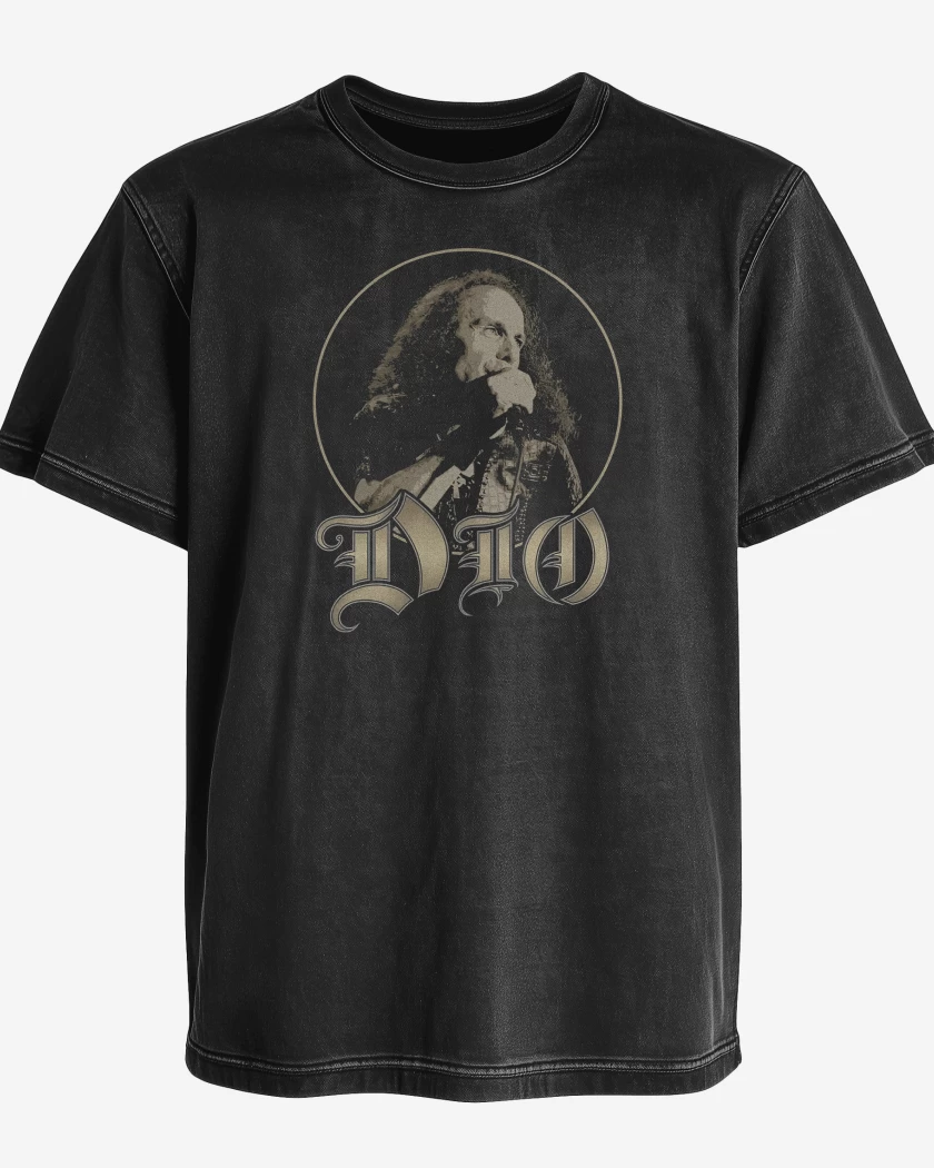 Polera desgastada Dio Ronnie James