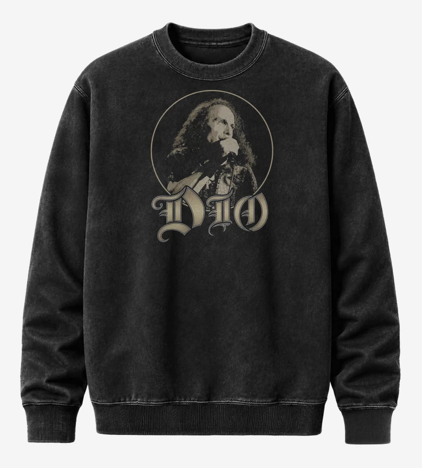 Poleron Polo Acid Wash Dio Ronnie James