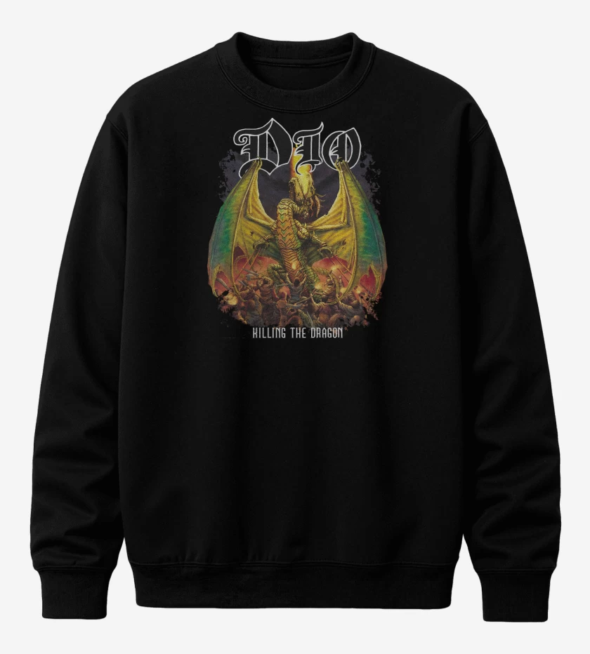 Poleron polo Dio Killing The Dragon