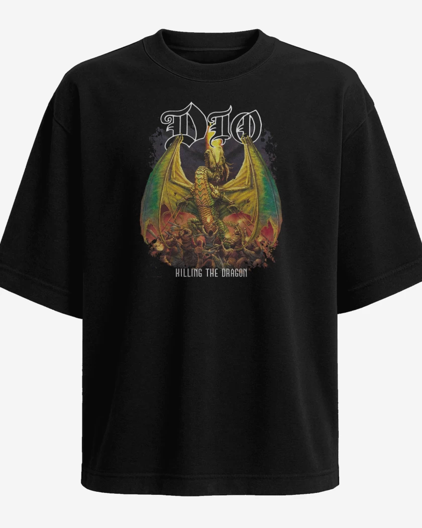 Polera Oversize Dio Killing The Dragon