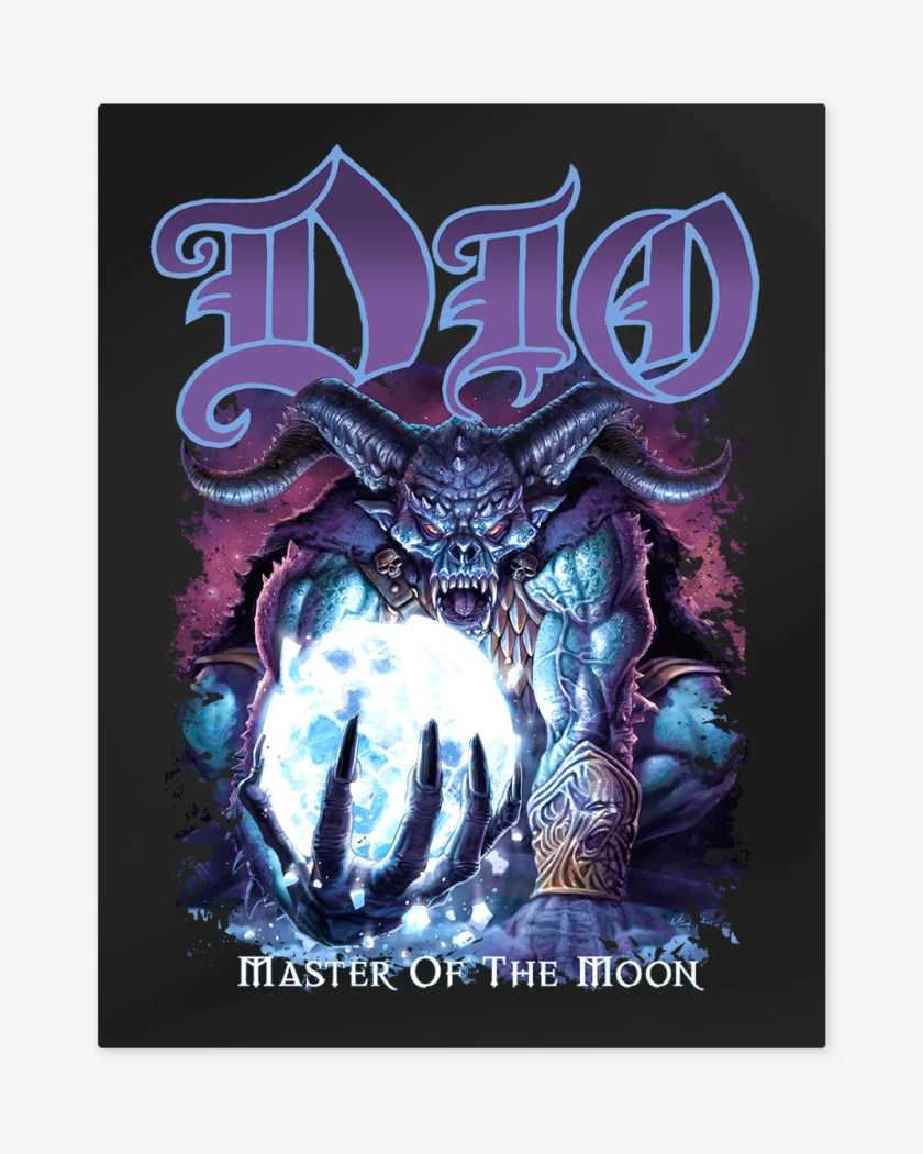 Print metalico Dio Master of the Moon