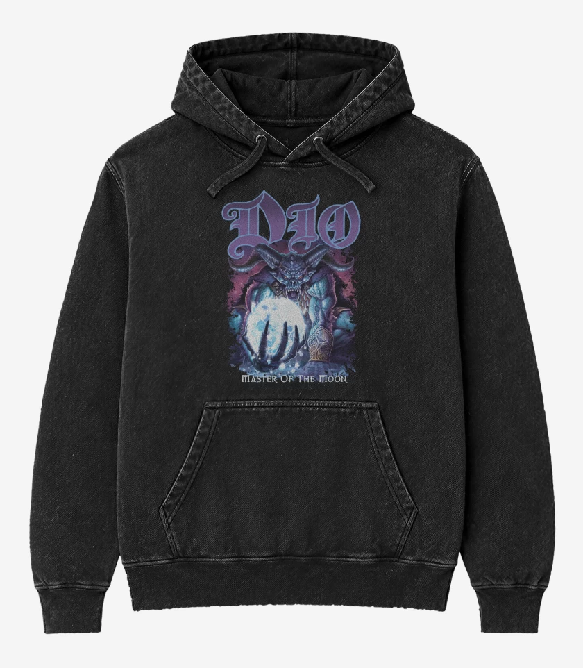 Poleron Canguro Acid Wash Dio Master of the Moon