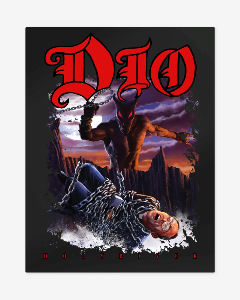 Print metalico Dio Holy Diver
