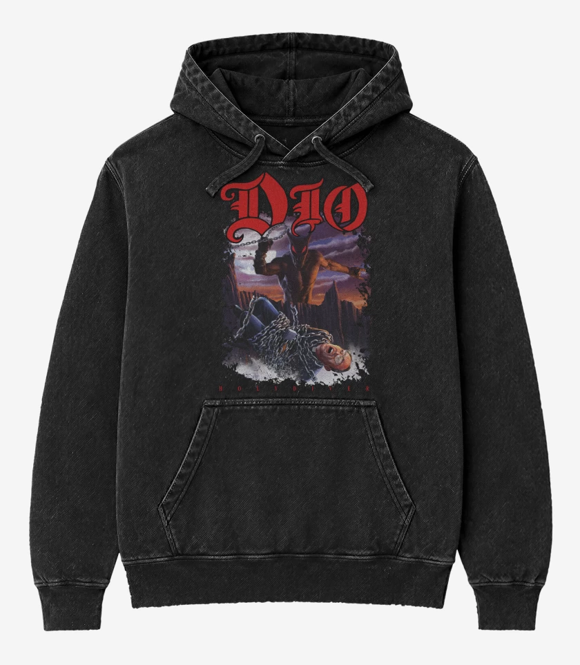 Poleron Canguro Acid Wash Dio Holy Diver