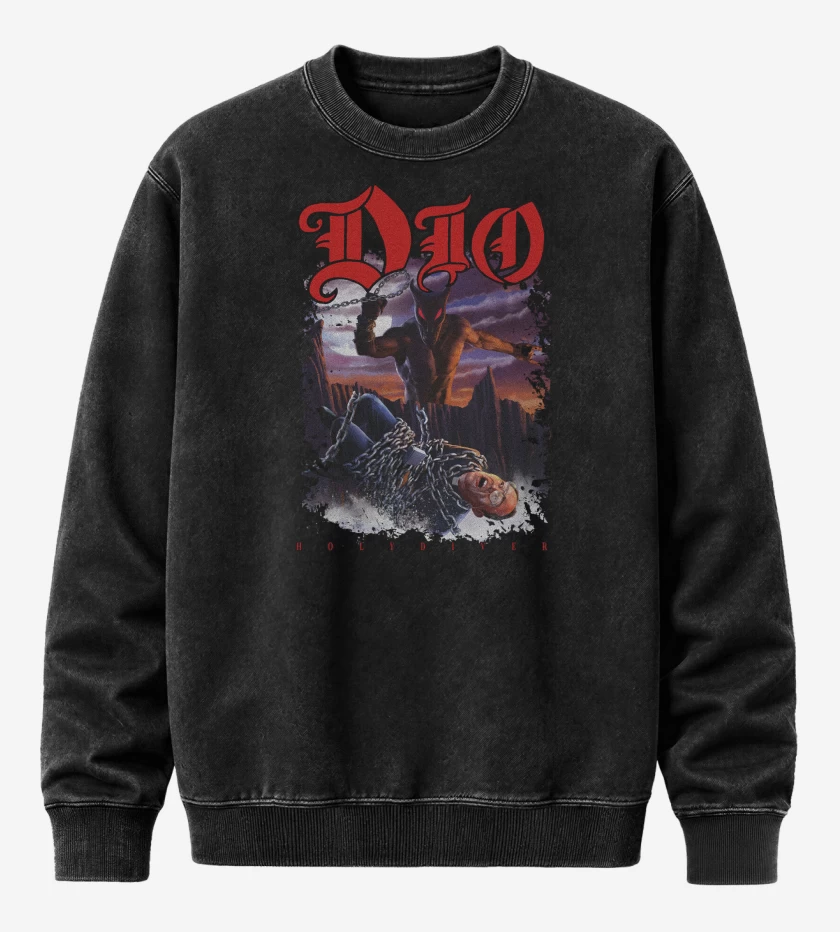 Poleron Polo Acid Wash Dio Holy Diver