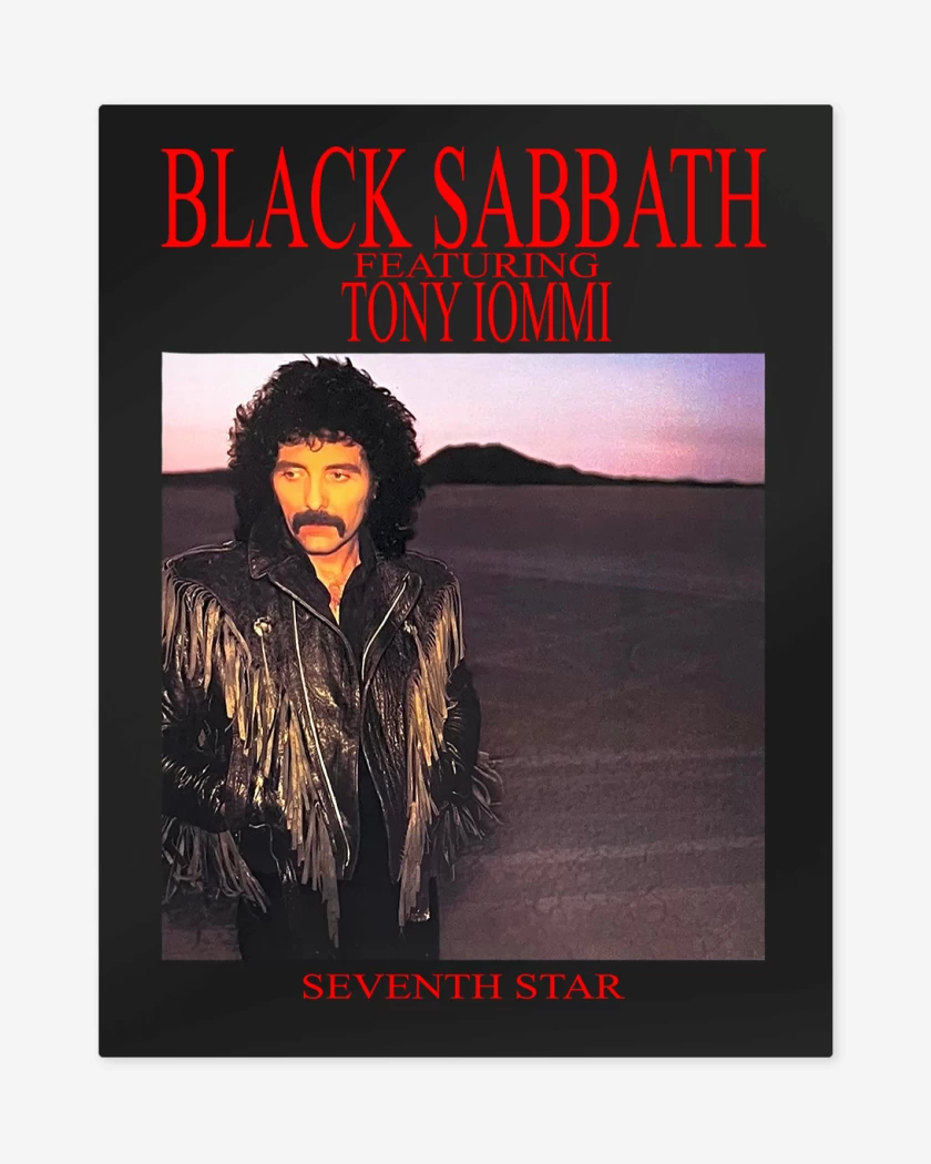 Print metalico Tony Iommi Seventh Star