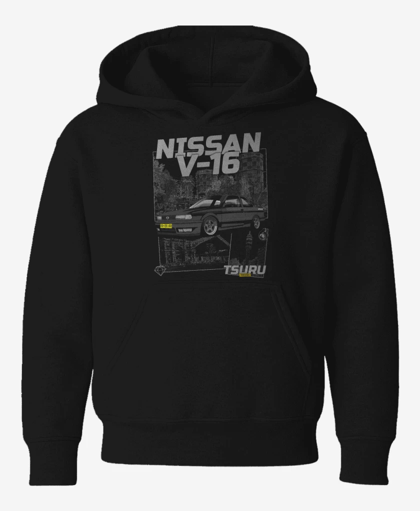 Poleron de niño Negro de Nissan V16
