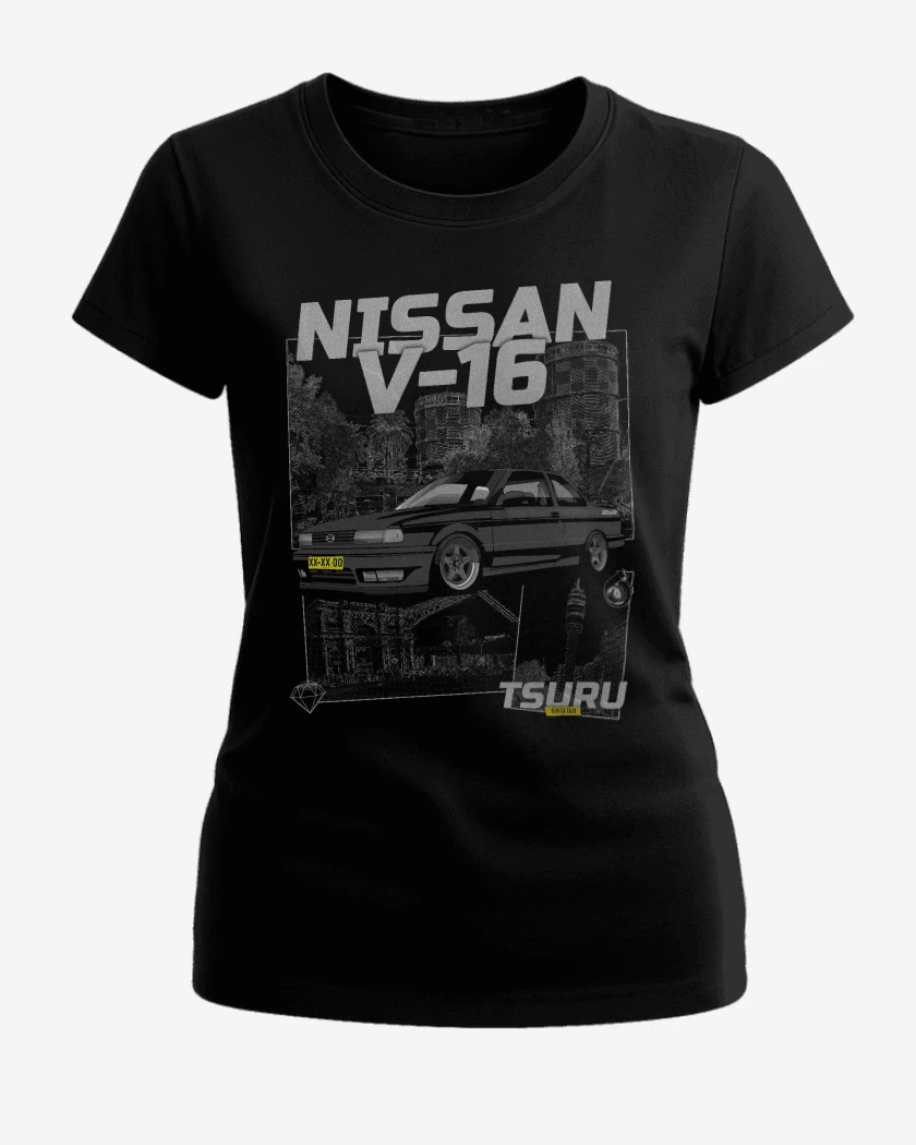 Polera de Mujer Negro de Nissan V16