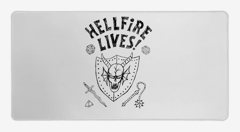 Mouse pad Gamer Hellfire Lives N