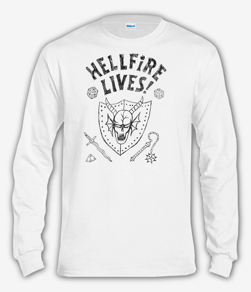 Polera manga larga Hellfire Lives N