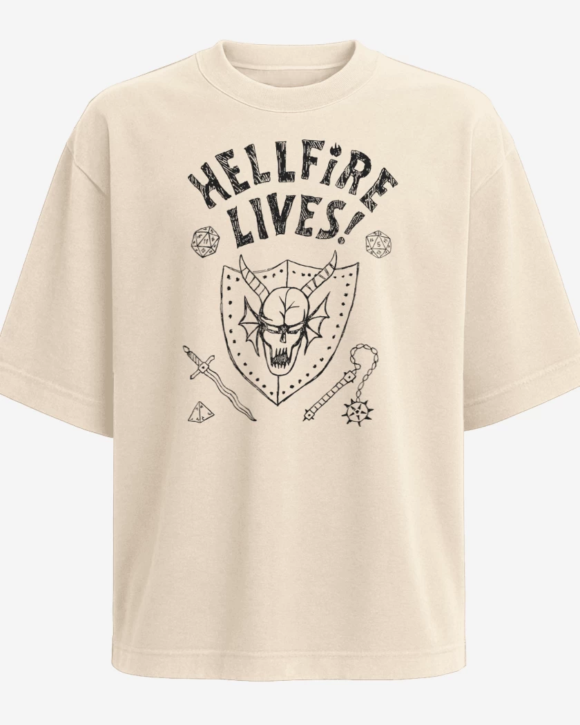 Polera Oversize Hellfire Lives N