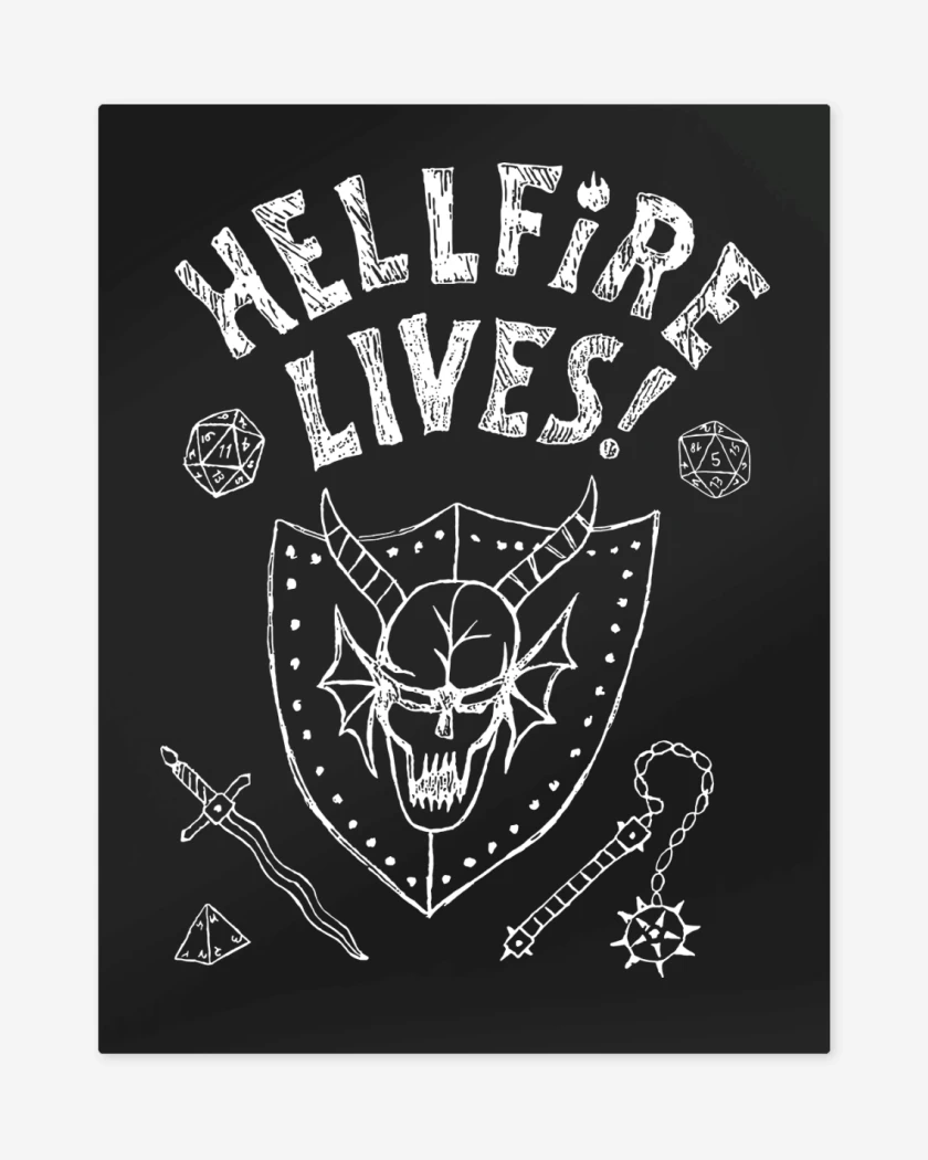 Print metalico Hellfire Club Lives