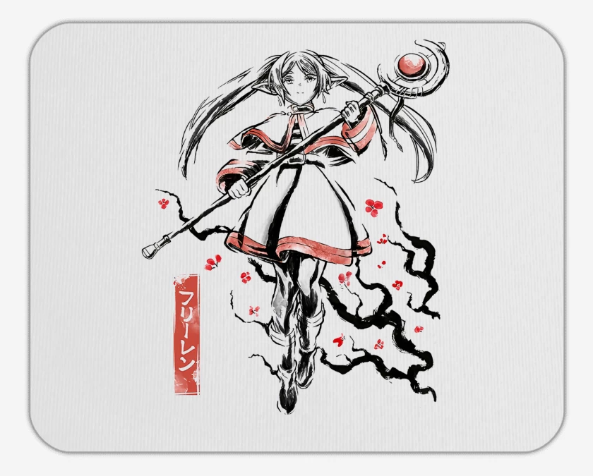 Mousepad Blanco de Frieren