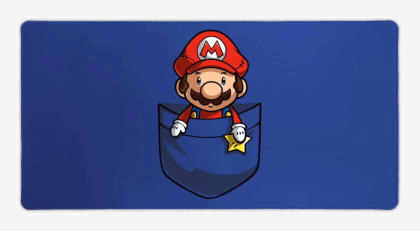Mouse pad Gamer Super bigote de bolsillo