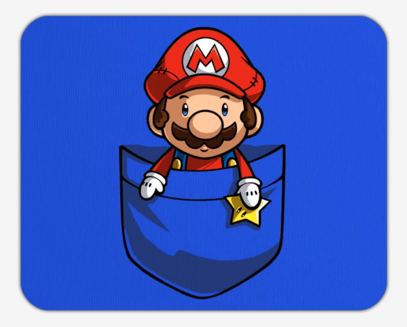 Mousepad Super bigote de bolsillo