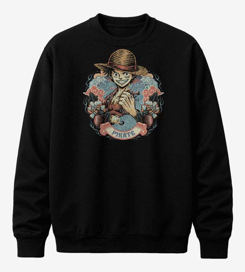 Poleron polo Luffy Pirata Legendario