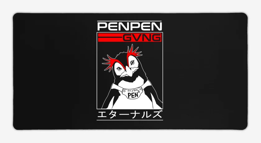 Mouse pad Gamer Negro de PenPen Evangelion