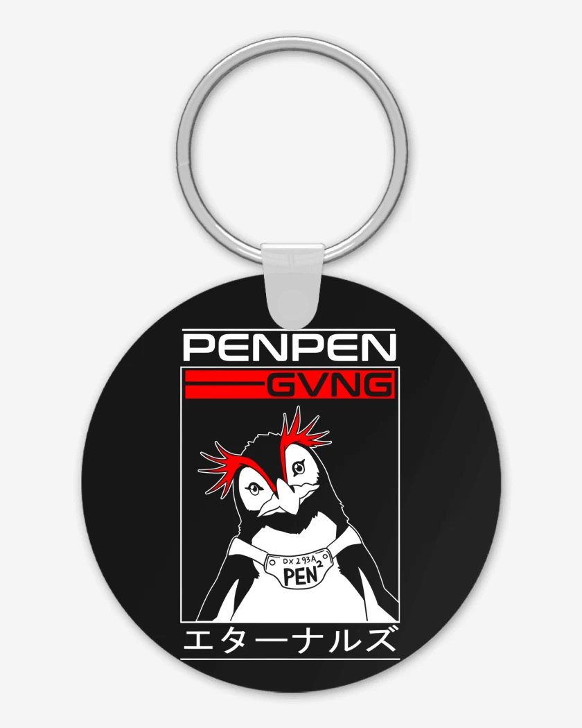 Llavero Negro de PenPen Evangelion