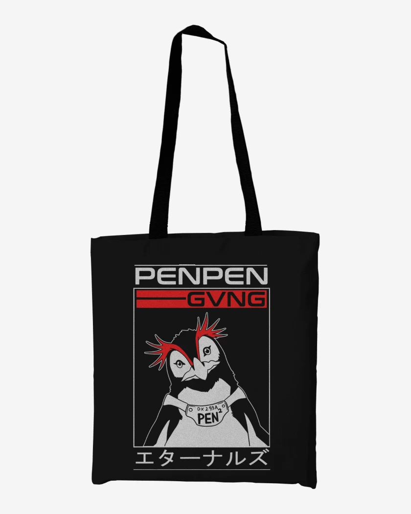 Totebag Negro de PenPen Evangelion