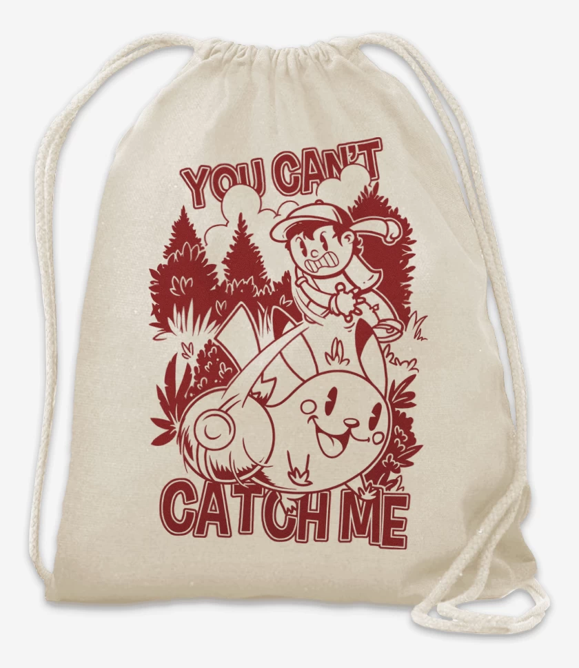 Mochila Blanco de Pokemon No puedes Atraparme