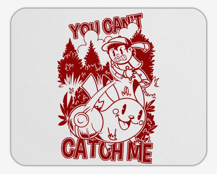 Mousepad Pokemon No puedes Atraparme