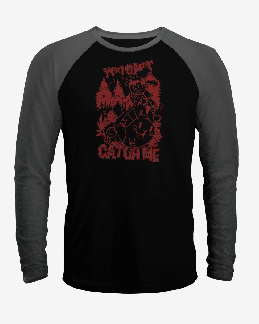 Polera Raglan Pokemon No puedes Atraparme