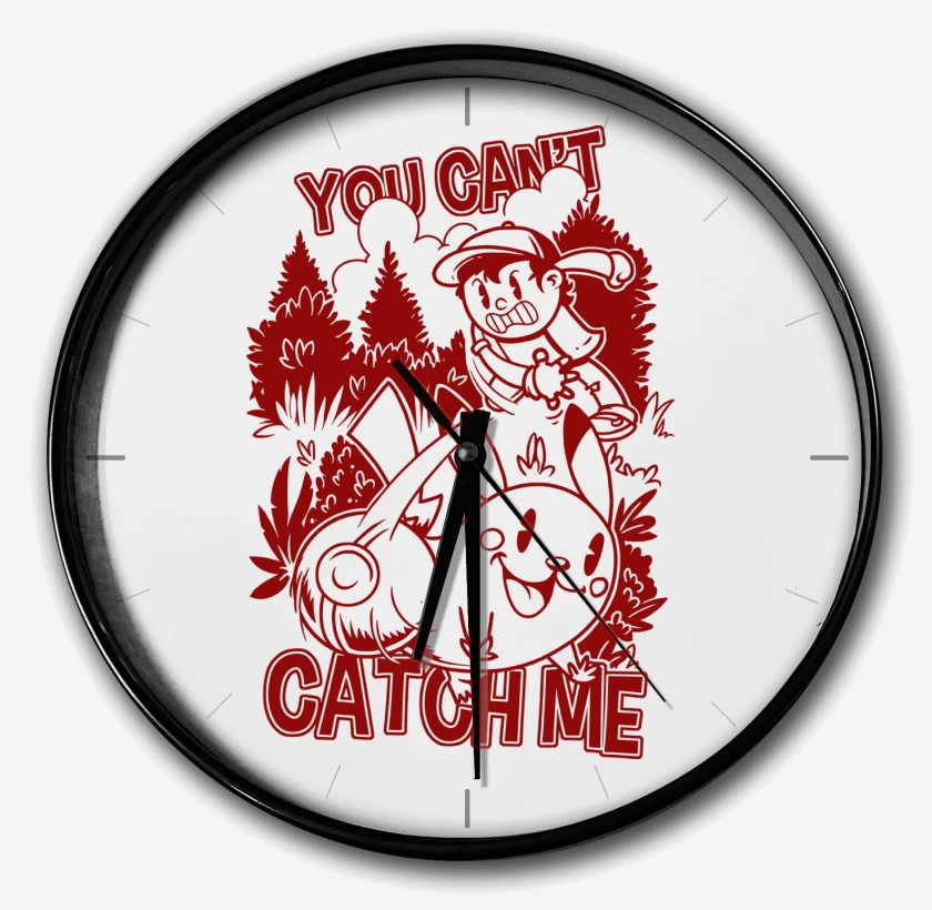Reloj Blanco de Pokemon No puedes Atraparme