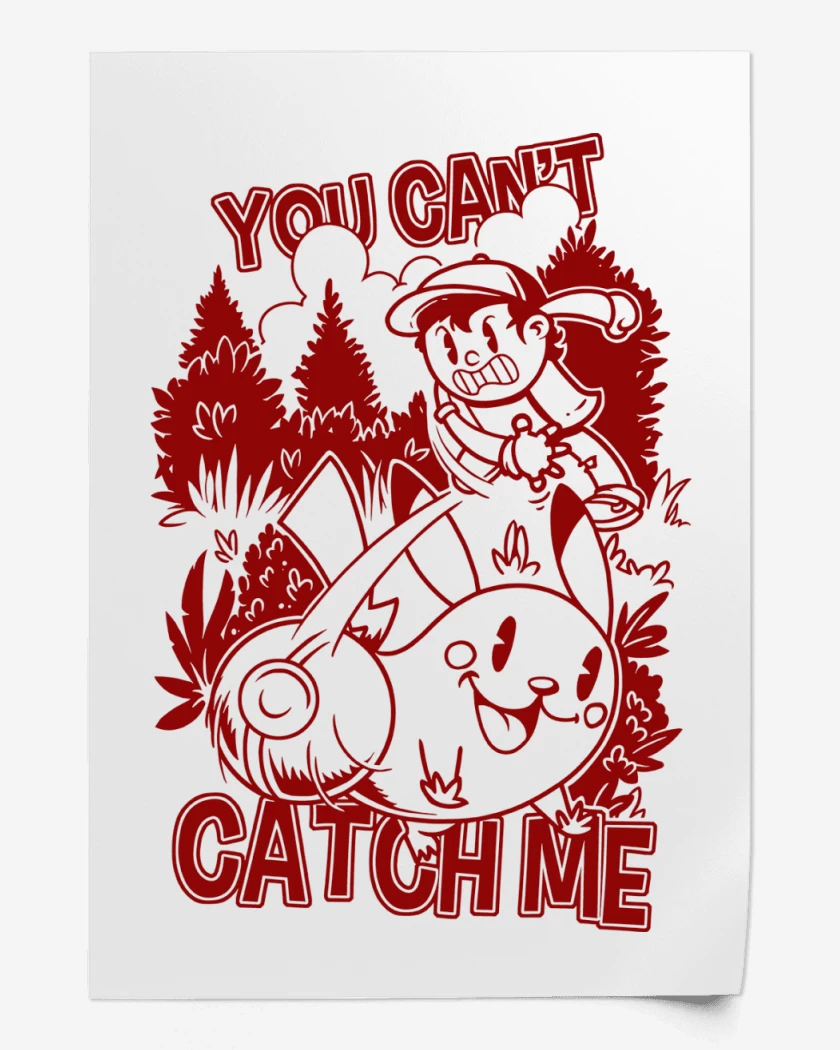 Print Pokemon No puedes Atraparme