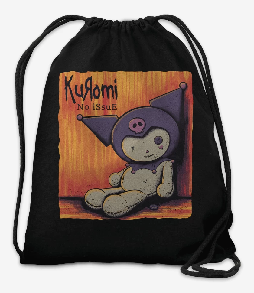 Mochila Negro de Kuromi Issue