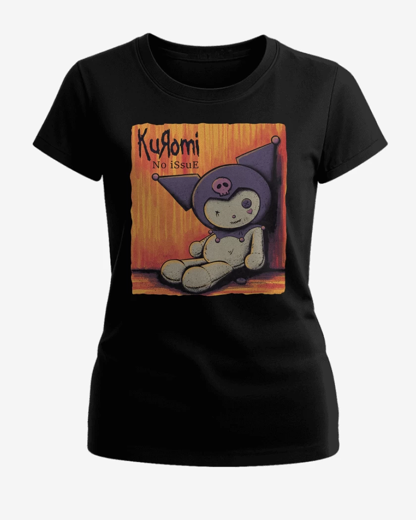Polera de Mujer Negro de Kuromi Issue