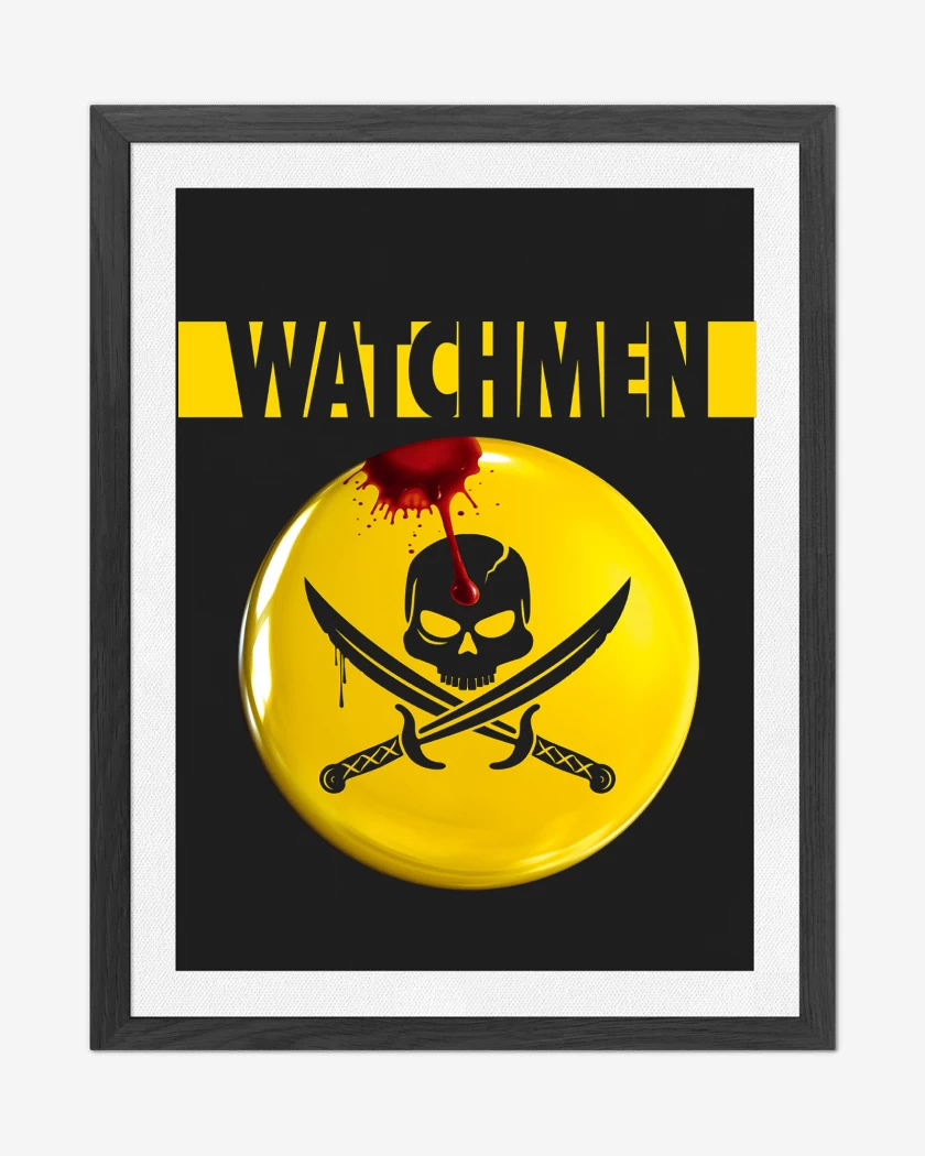 Cuadro decorativo Negro de Los Watchmen