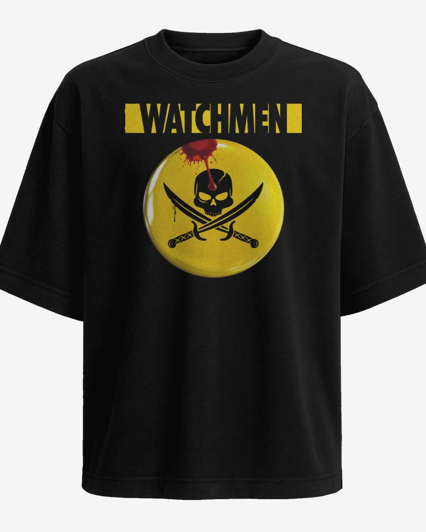 Polera Oversize Negro de Los Watchmen