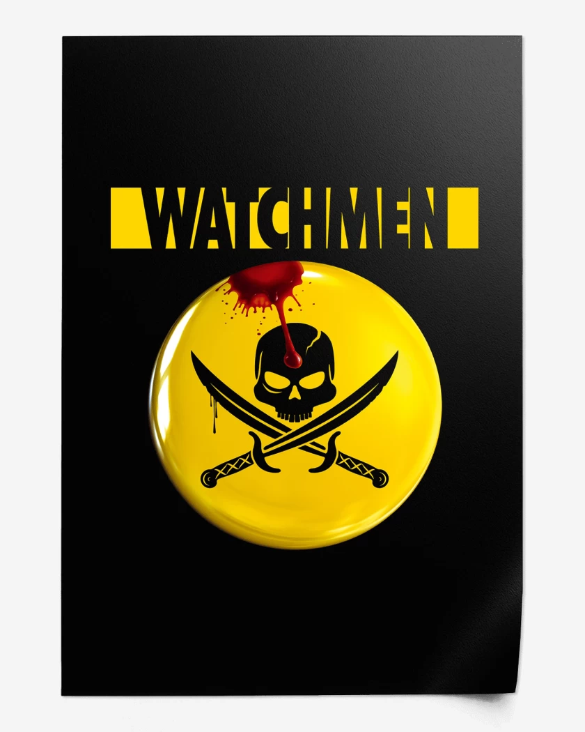 Print Negro de Los Watchmen