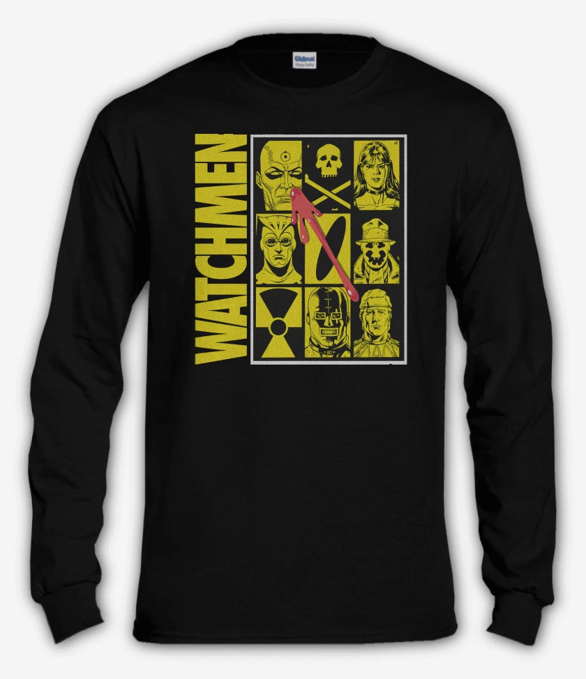 Polera manga larga Negro de Los Vigilantes