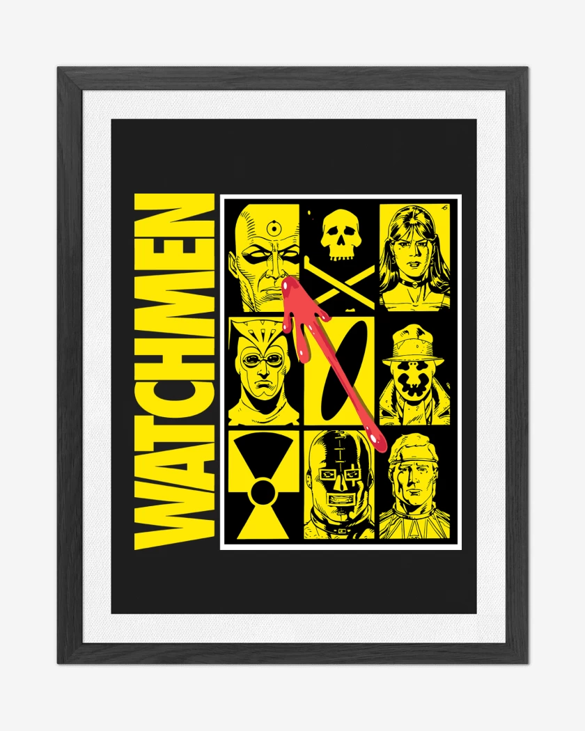 Cuadro decorativo Negro de Los Vigilantes