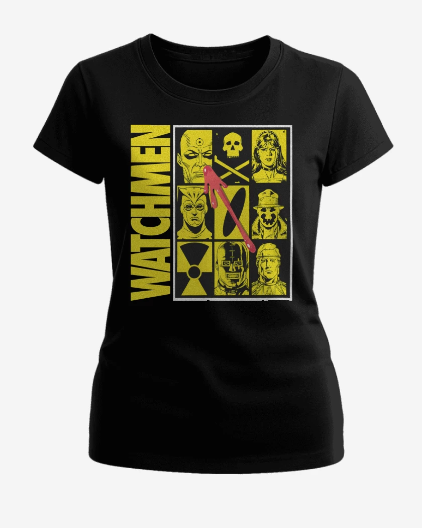 Polera de Mujer Negro de Los Vigilantes