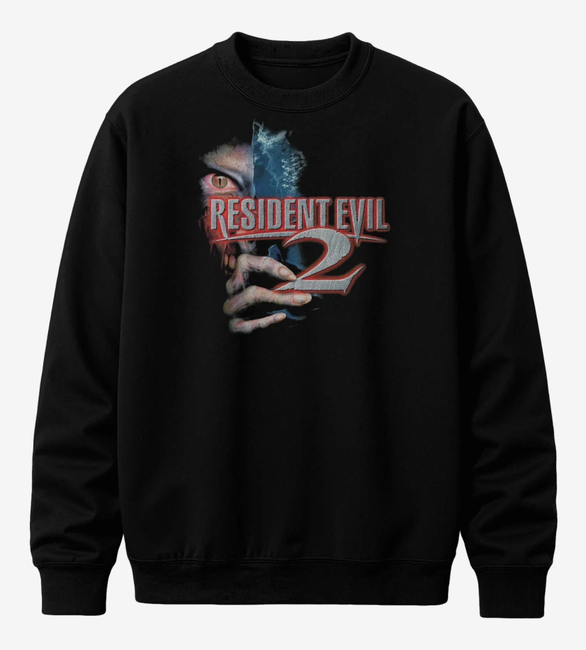 Poleron polo Negro de Resident Evil 2 PSX