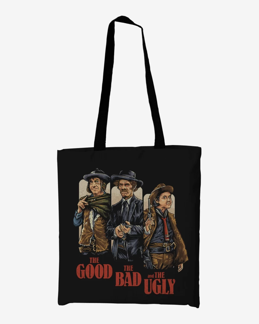 Totebag Chavo del 8 El Bueno el Malo y el Feo