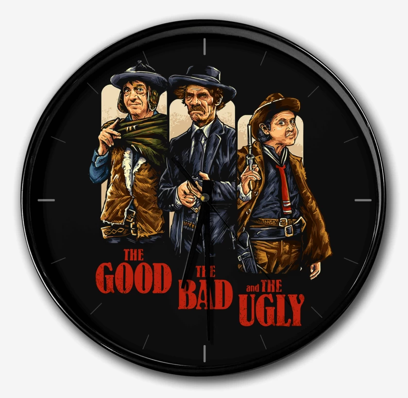 Reloj Negro de Chavo del 8 El Bueno el Malo y el Feo