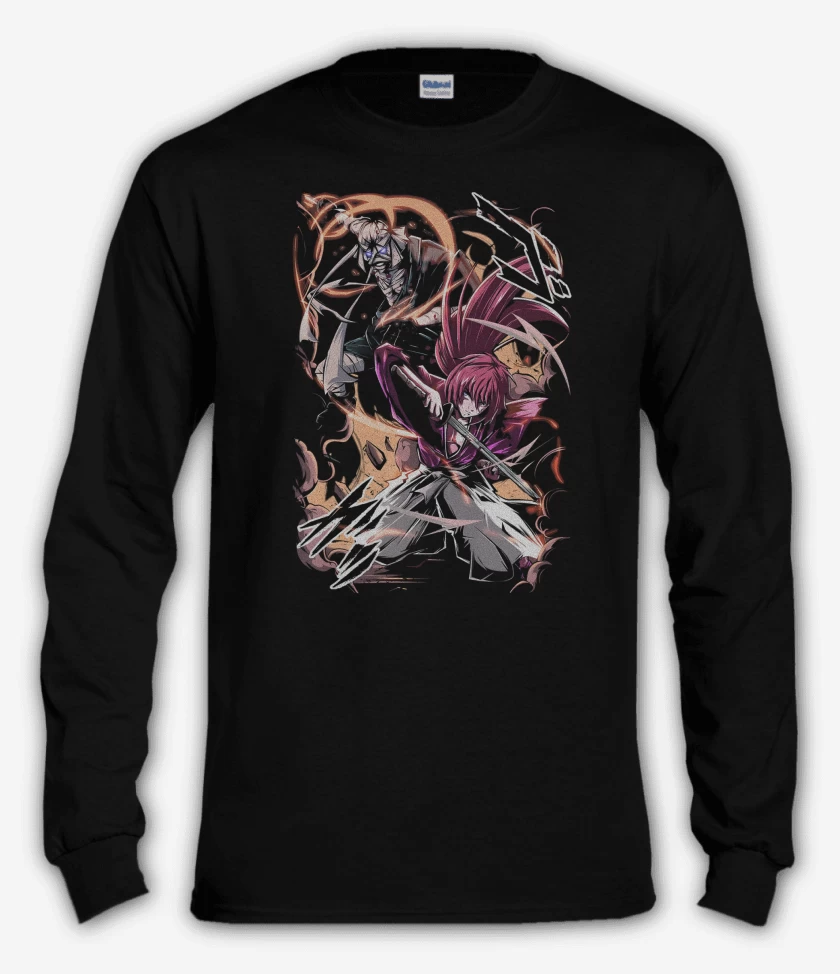 Polera manga larga Negro de Samurai X Kenshin