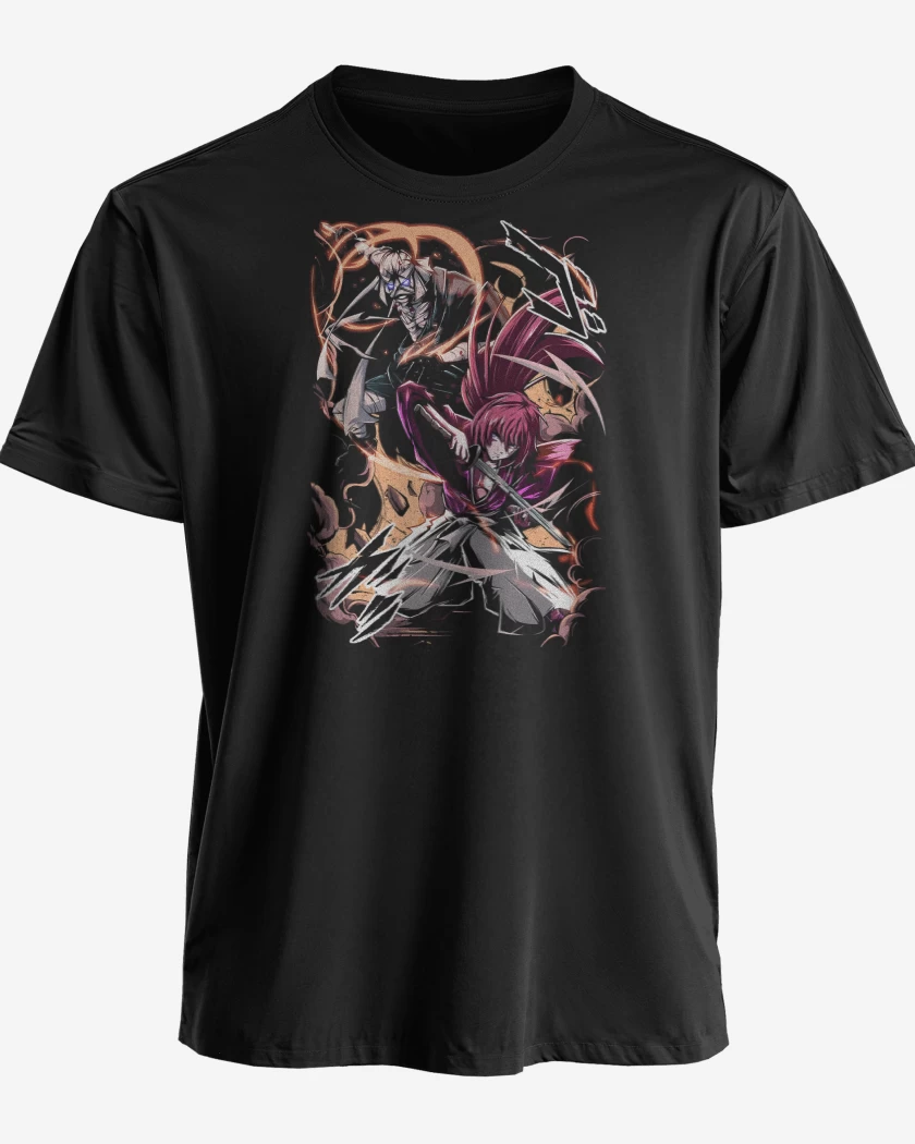 Polera premium Negro de Samurai X Kenshin