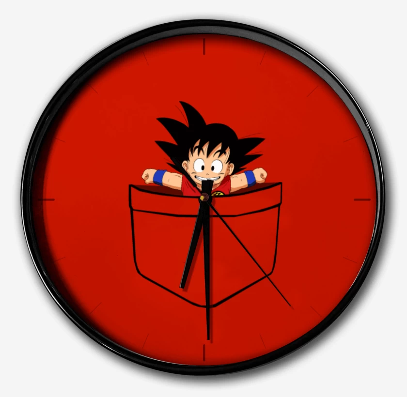 Reloj Rojo de Goku de bolsillo