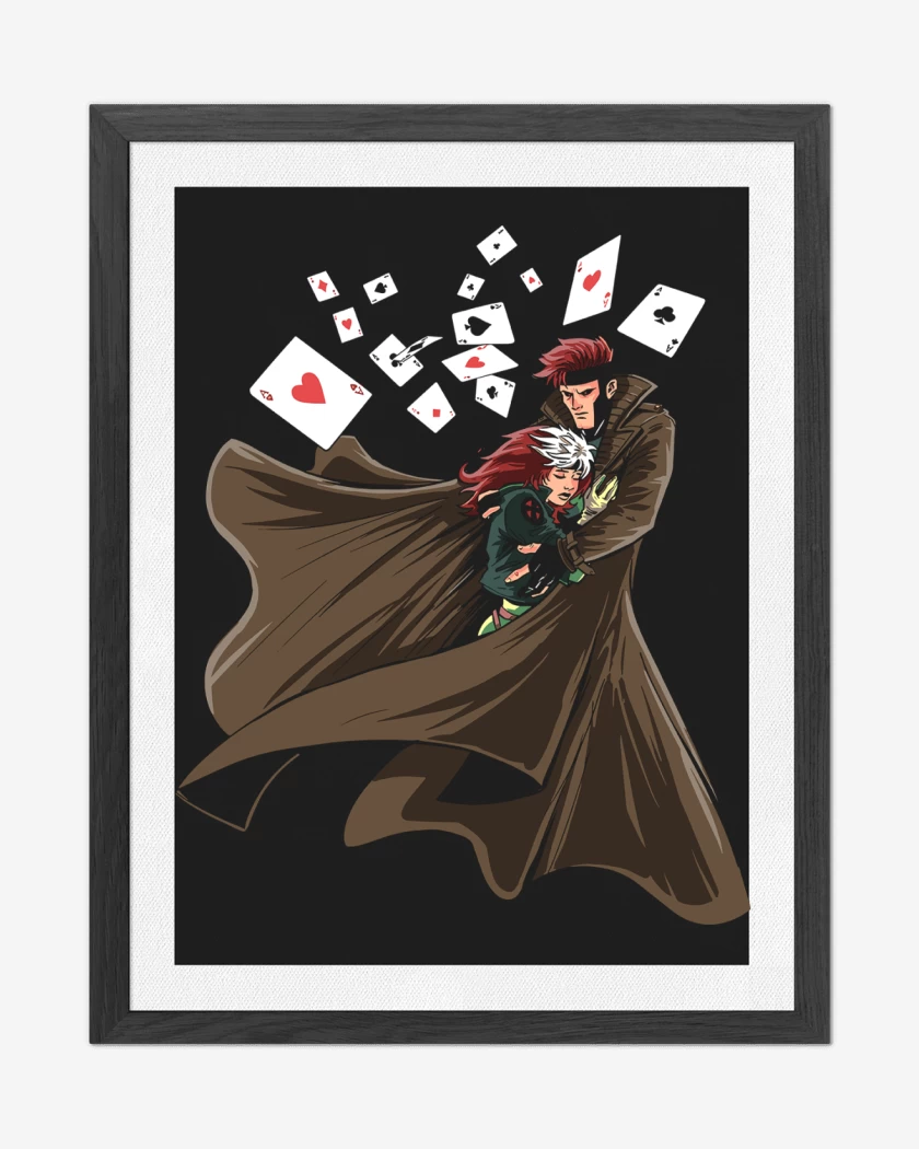 Cuadro decorativo Amor Mutante X men