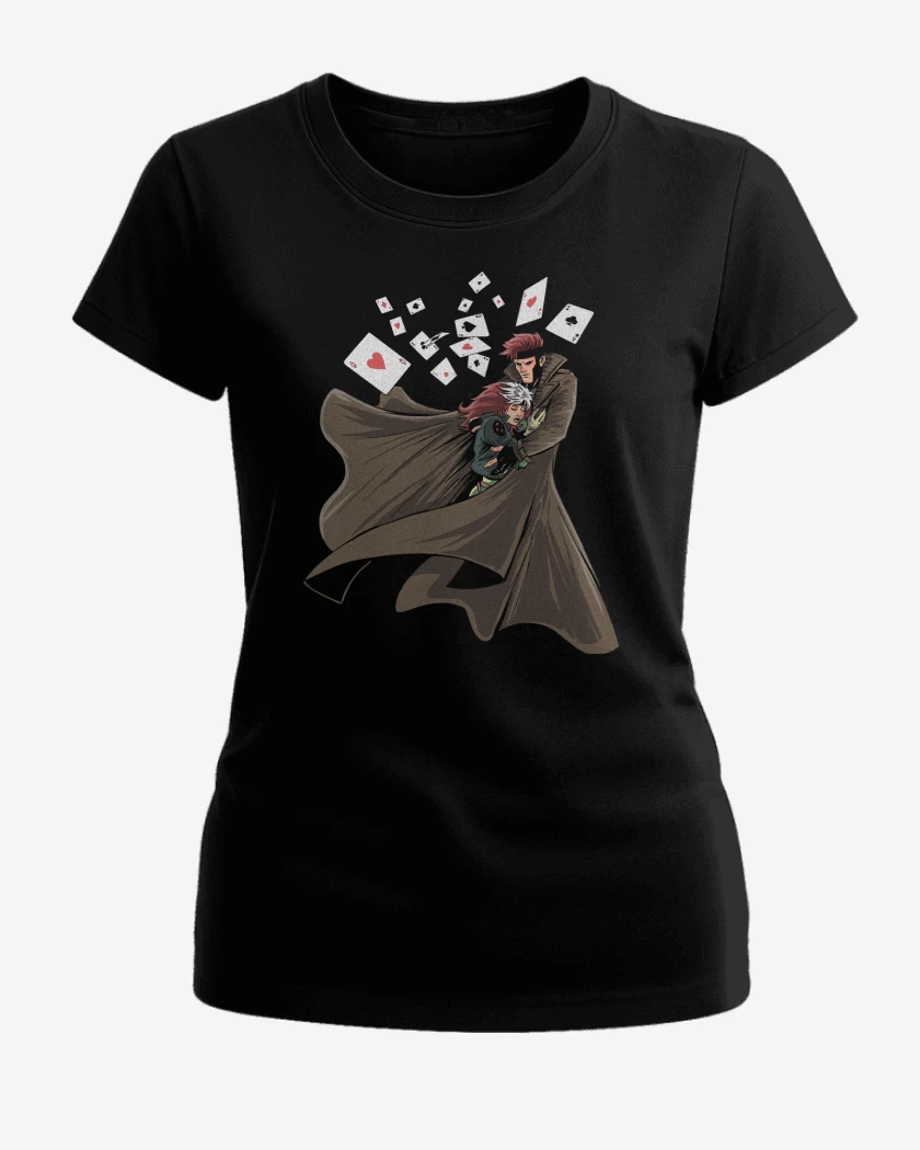 Polera de Mujer Negro de Amor Mutante X men