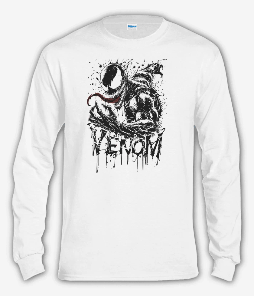 Polera manga larga Blanco de Venom I