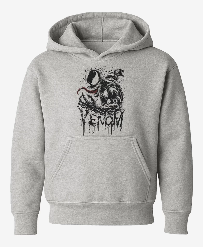 Poleron de niño Gris Melange de Venom I