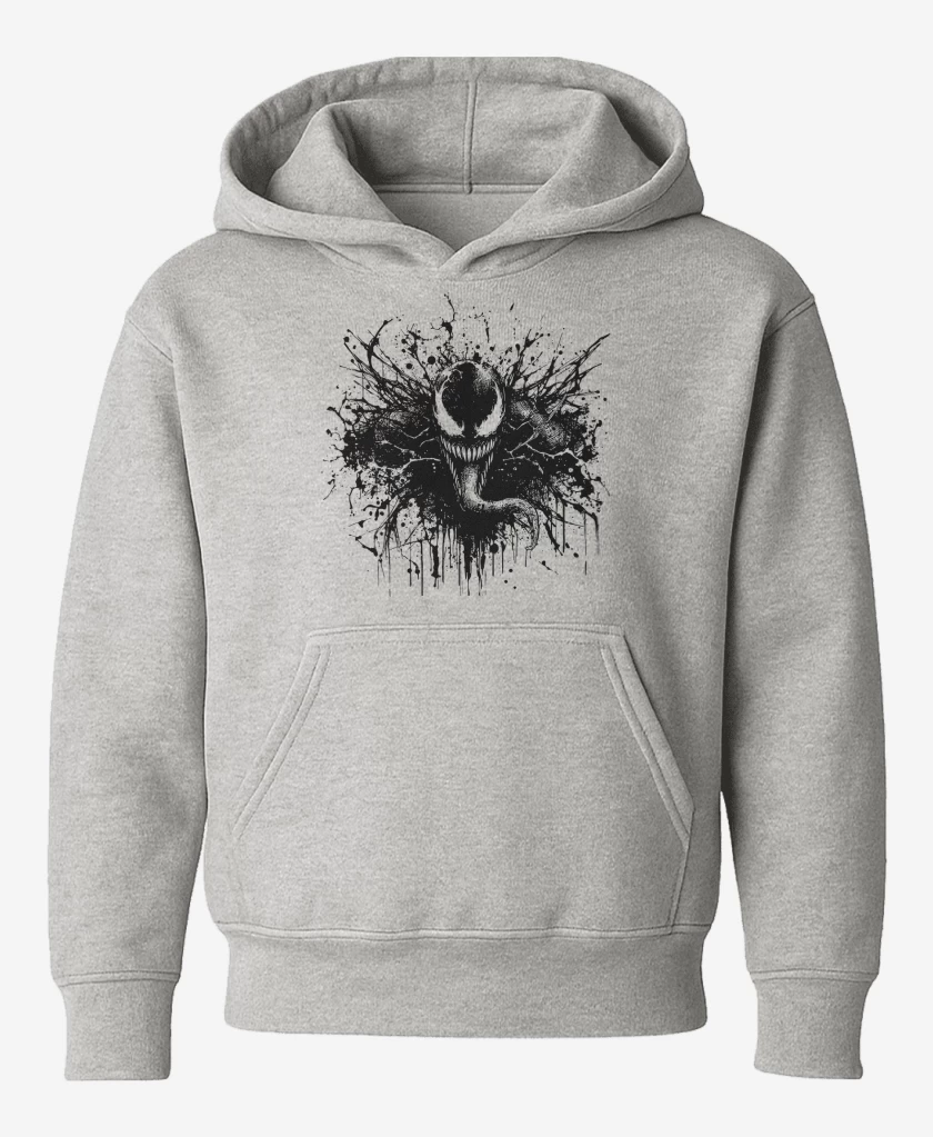 Poleron de niño Gris Melange de Venom II