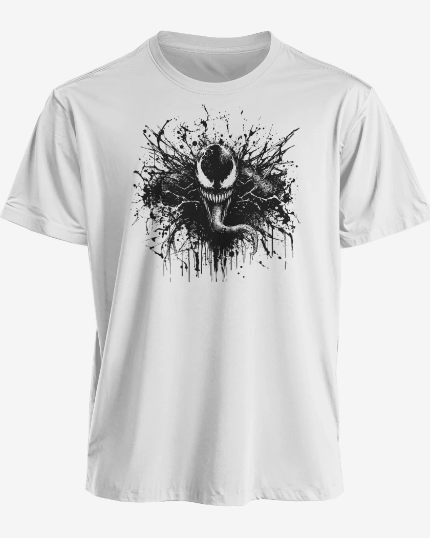 Polera premium Blanco de Venom II