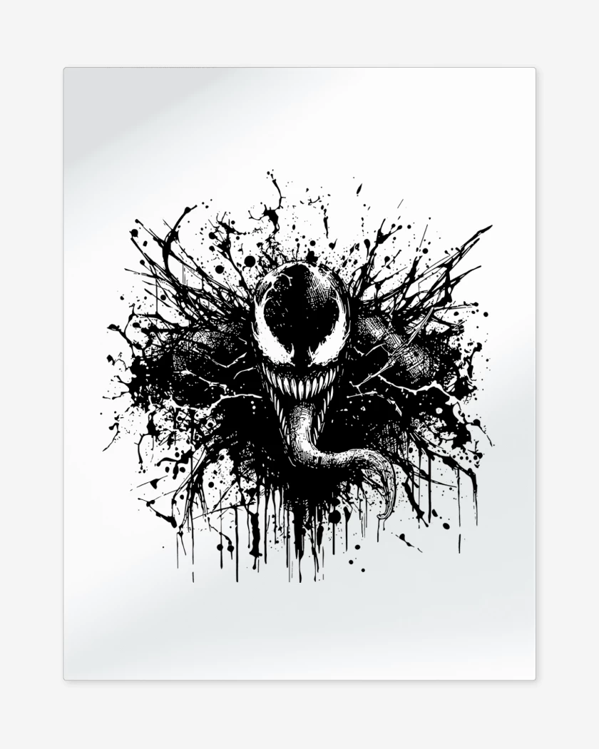 Print metalico Blanco de Venom II